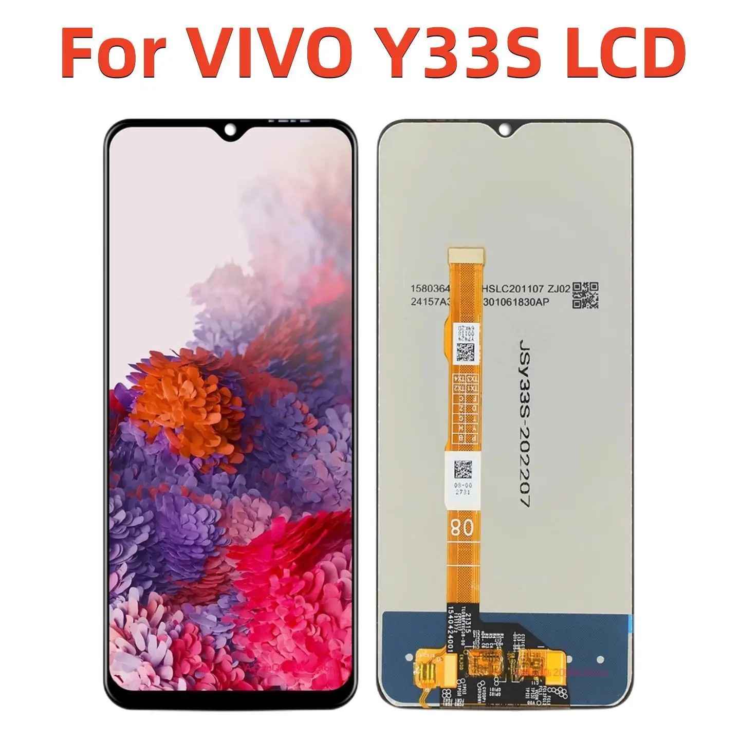 Tela Vivo Y33S: LCD e Touchscreen Original
