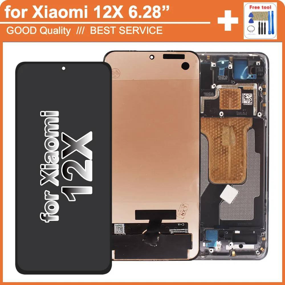Tela Xiaomi 12X: AMOLED Original + Ferramentas