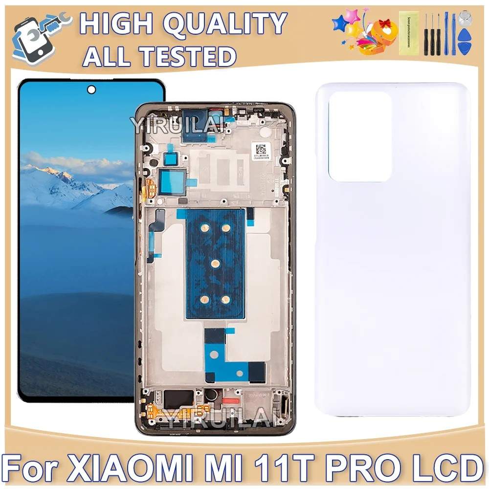 Tela Xiaomi Mi 11T/Pro: LCD + Touch + Frame