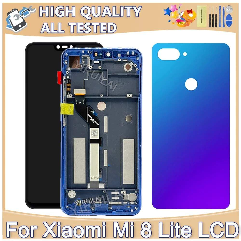 Tela Xiaomi Mi 8 Lite: LCD + Touch - Troca Fácil!