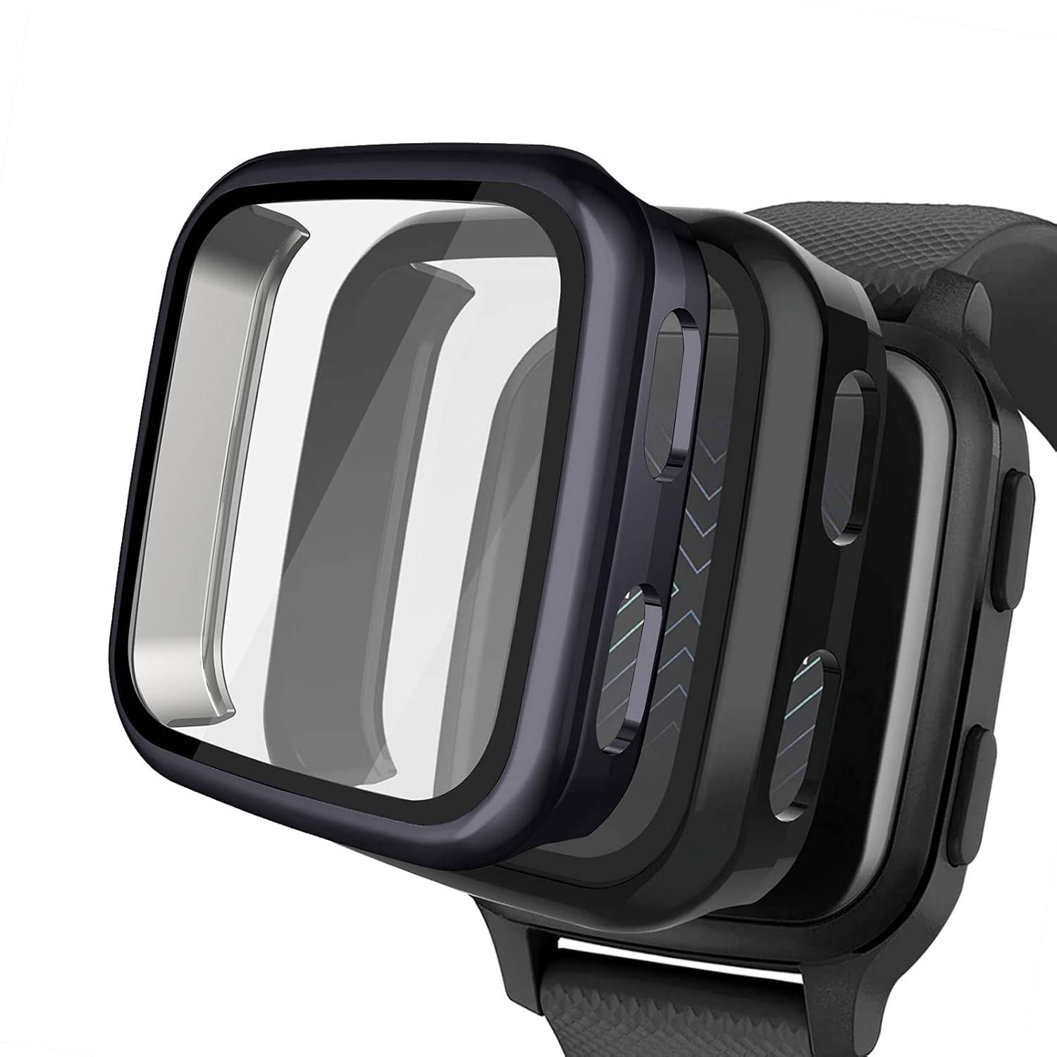 2 Capas Garmin Venu Sq: Proteção Premium com Vidro Temperado 9H e Design Moderno NAHAI