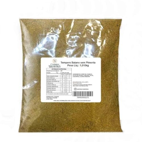 Tempero baiano sem pimenta (1,010kg)