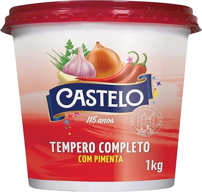 Castelo Alimentos Tempero Completo com Pimenta 1kg