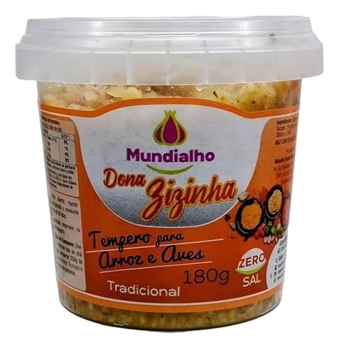 Tempero Dona Zizinha Mundialho 180g