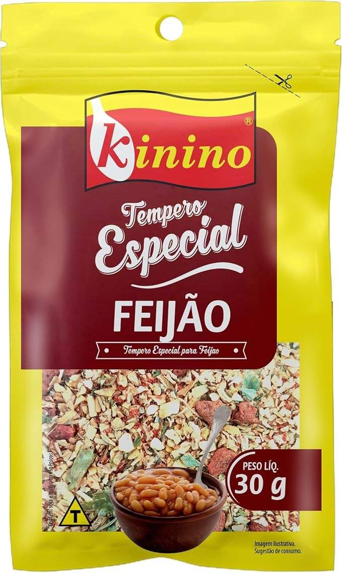 TEMPERO ESPECIAL PARA FEIJÃO KININO 30G