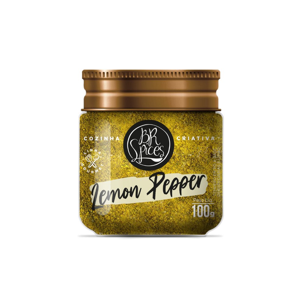 Tempero Lemon Pepper BR Spices: Sabor Cítrico e Picante!