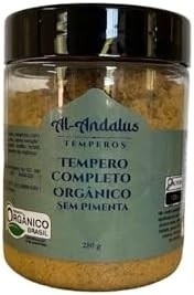 Tempero Completo sem Pimenta Puro Orgânico Al Andalus 280g