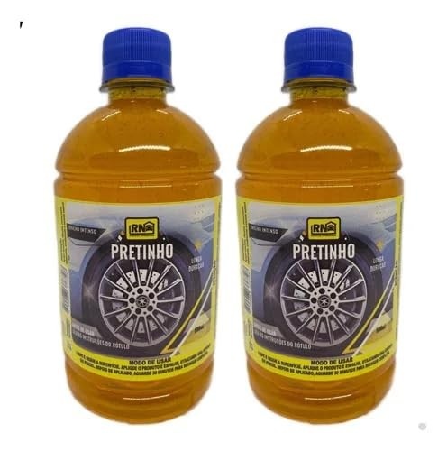 Kit Baba de Camelo Pretinho 500ml: Pneus Brilhantes e Protegidos por Mais Tempo