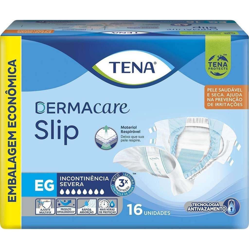 Tena Slip Dermacare: Fralda Geriátrica para Máxima Proteção