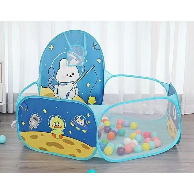 Tenda de Brincadeiras Doraemon com Bola de Basquetebol para Crianças