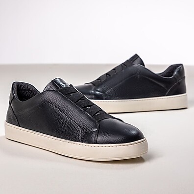 Tênis Casual Masculino Couro Vittal Onix – Conforto e Estilo