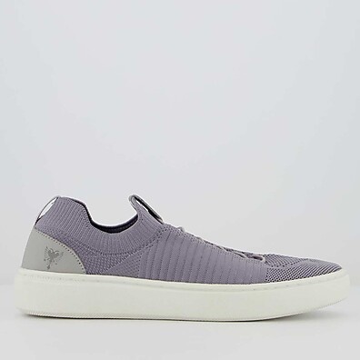 tenis-cavalera-knit-type-cinza-claro-conforto-e-estilo