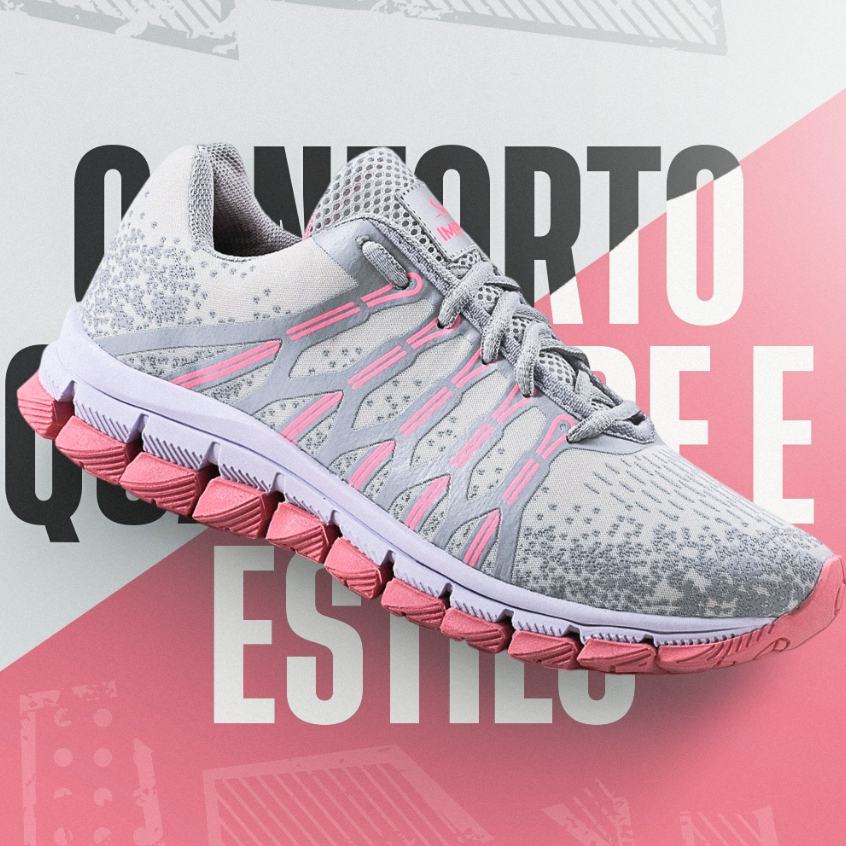 Tênis Feminino Esportivo Leve e Estiloso para Academia e Corrida