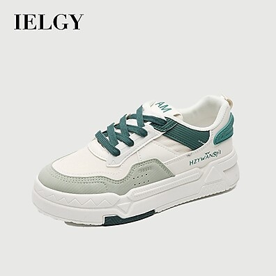 Tênis Feminino IELGY Estilo Coreano com Salto e Conforto Respirável