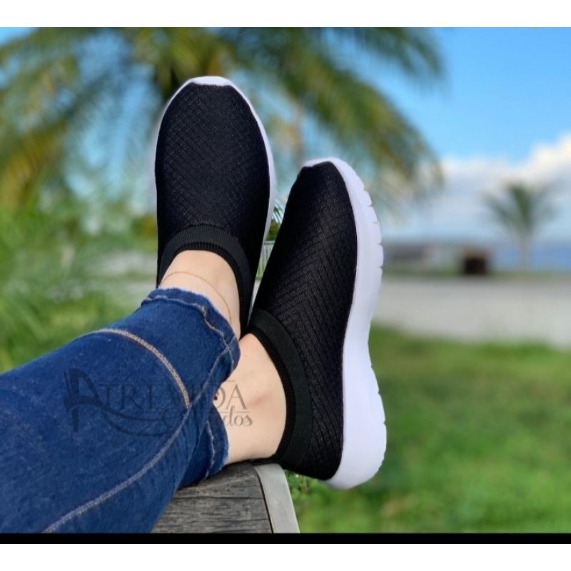 Tênis Feminino Meia Sem Cadarço: Conforto e Estilo