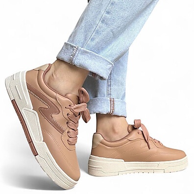Tênis Feminino Sola Alta Caqui Ramarim 2589204-3: Conforto e Estilo