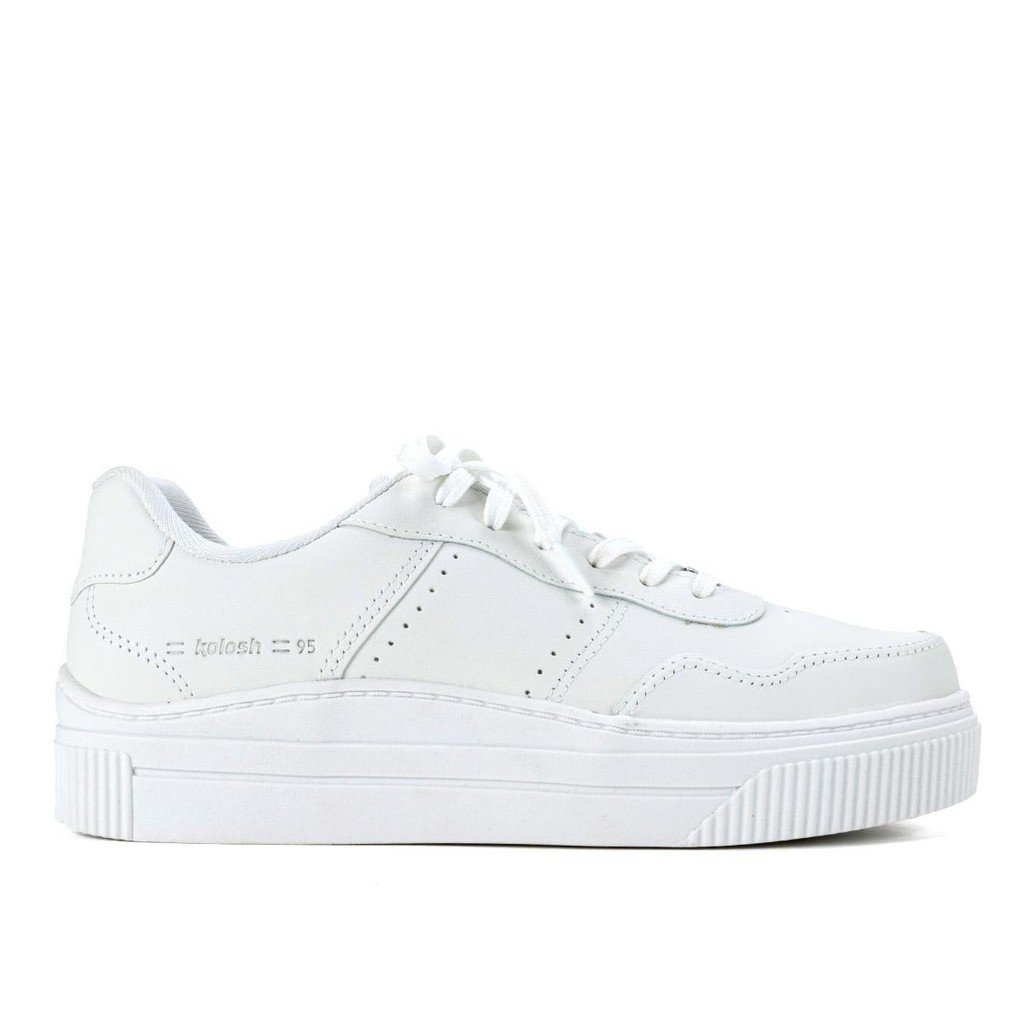 Tênis Kolosh Flatform: Couro, Conforto e Estilo