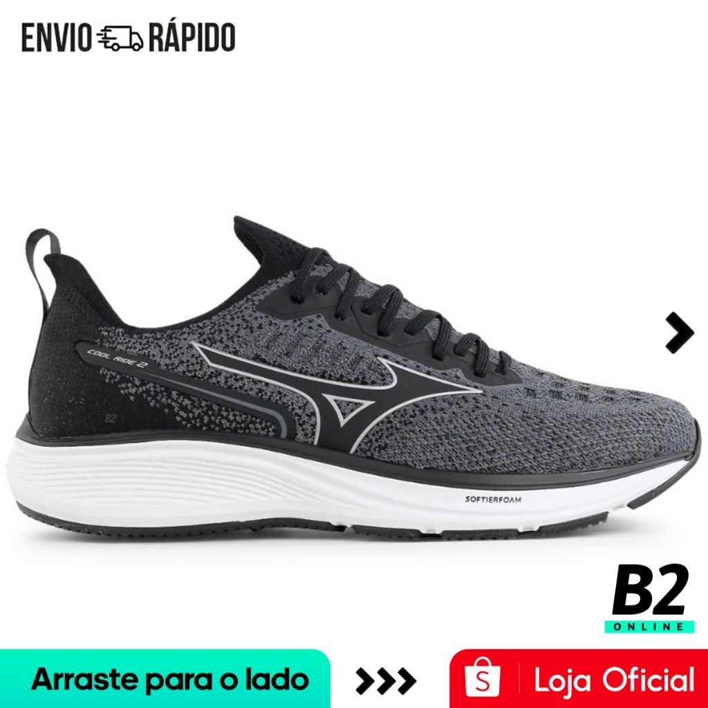 Tênis Mizuno Cool Ride 2: Conforto e Leveza!