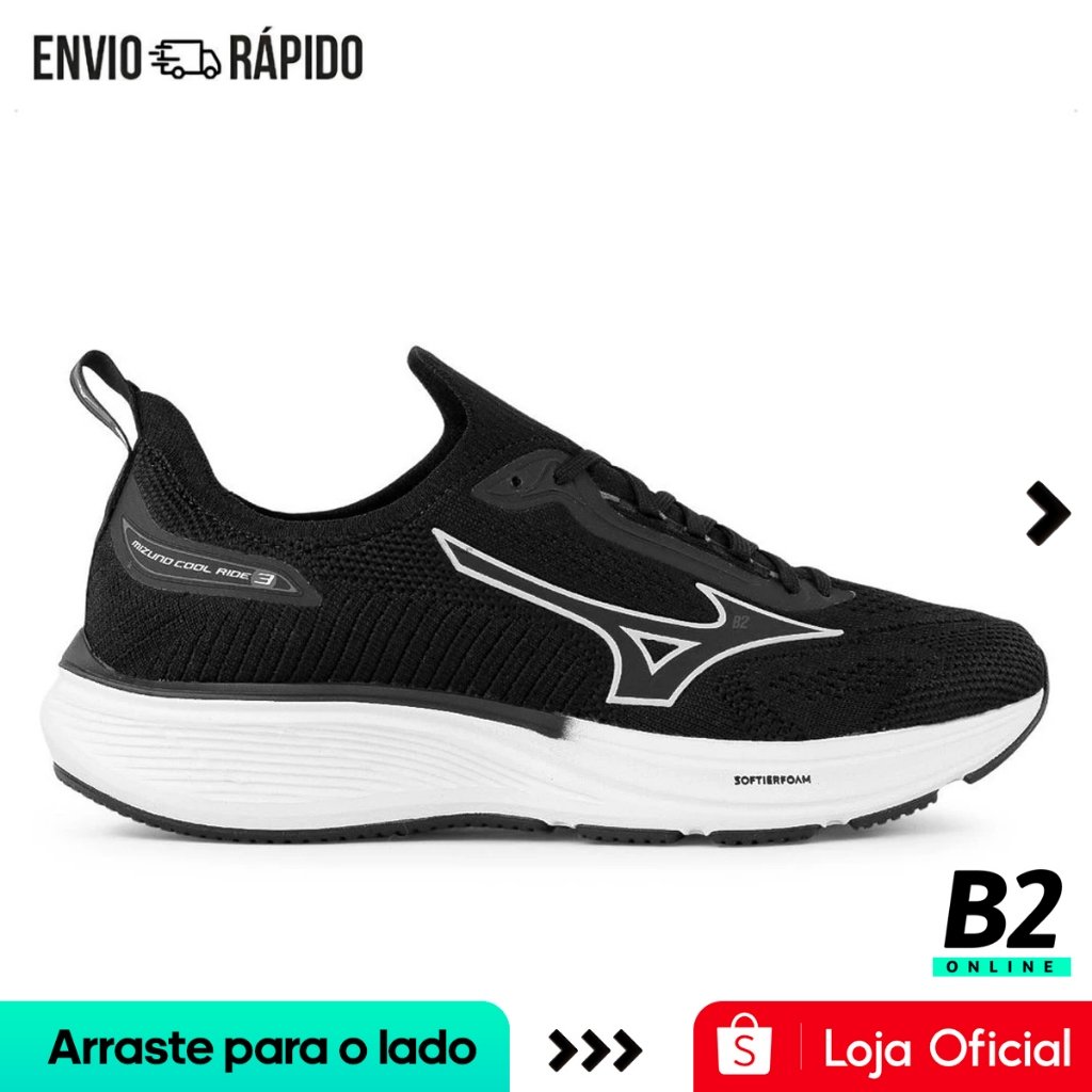 Tênis Mizuno Cool Ride 3: Conforto e Leveza!