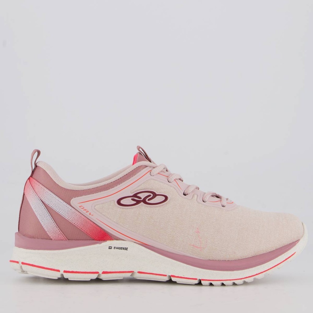 Tênis Olympikus Day: Conforto Rosa para sua Corrida!