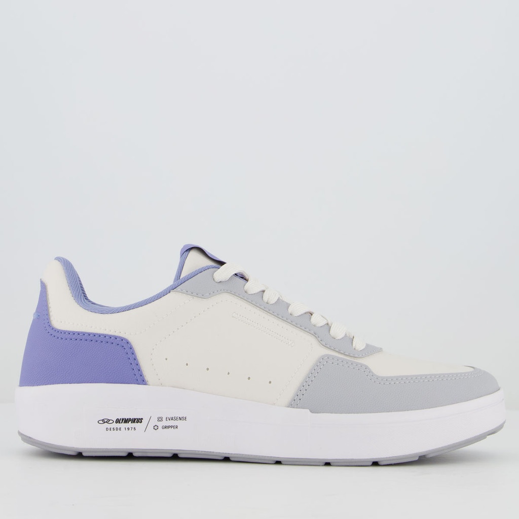 Tênis Olympikus Versa Feminino: Conforto e Estilo Off-White e Azul