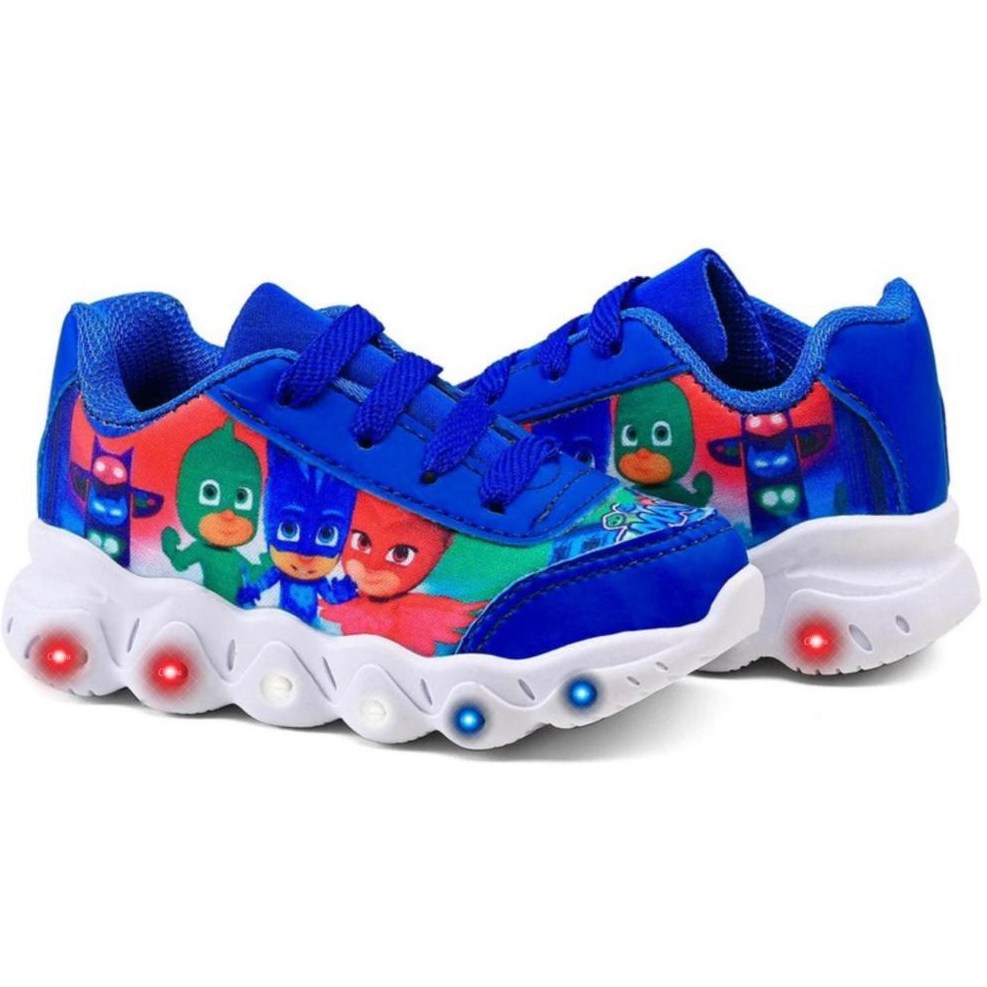 Tênis PJ Masks LED: Aventura e Luz para Meninos!
