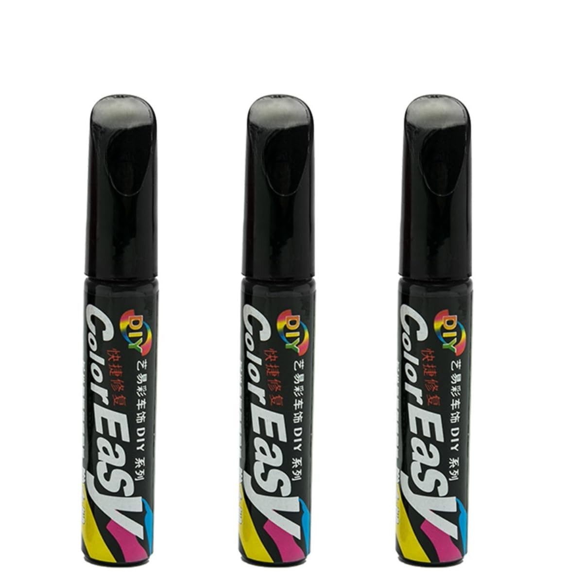 Kit 3 Canetas Tinta Reparadora: Tira Riscos e Renova Carros, Motos, Azulejos e Tênis!