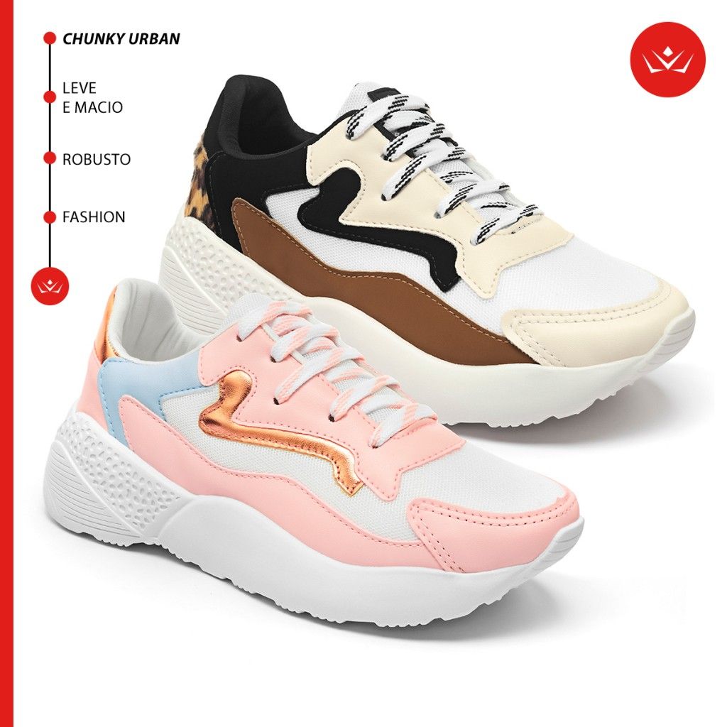 Tênis Vili Chunky: Conforto e Estilo Urbano