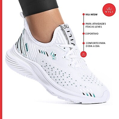 Tênis Vili Neon: Conforto e Estilo para o Seu Dia!