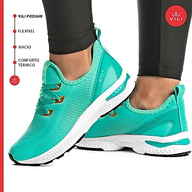 Tênis Vili Podium Feminino – Conforto e Estilo para Todos os Dias