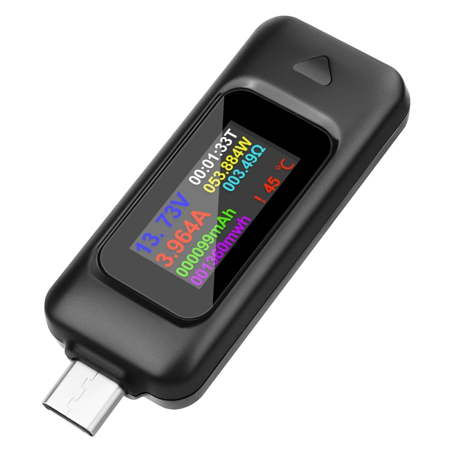 Testador USB MakerHawk Tipo-C: Monitore Tensão, Corrente e Mais em Tempo Real!