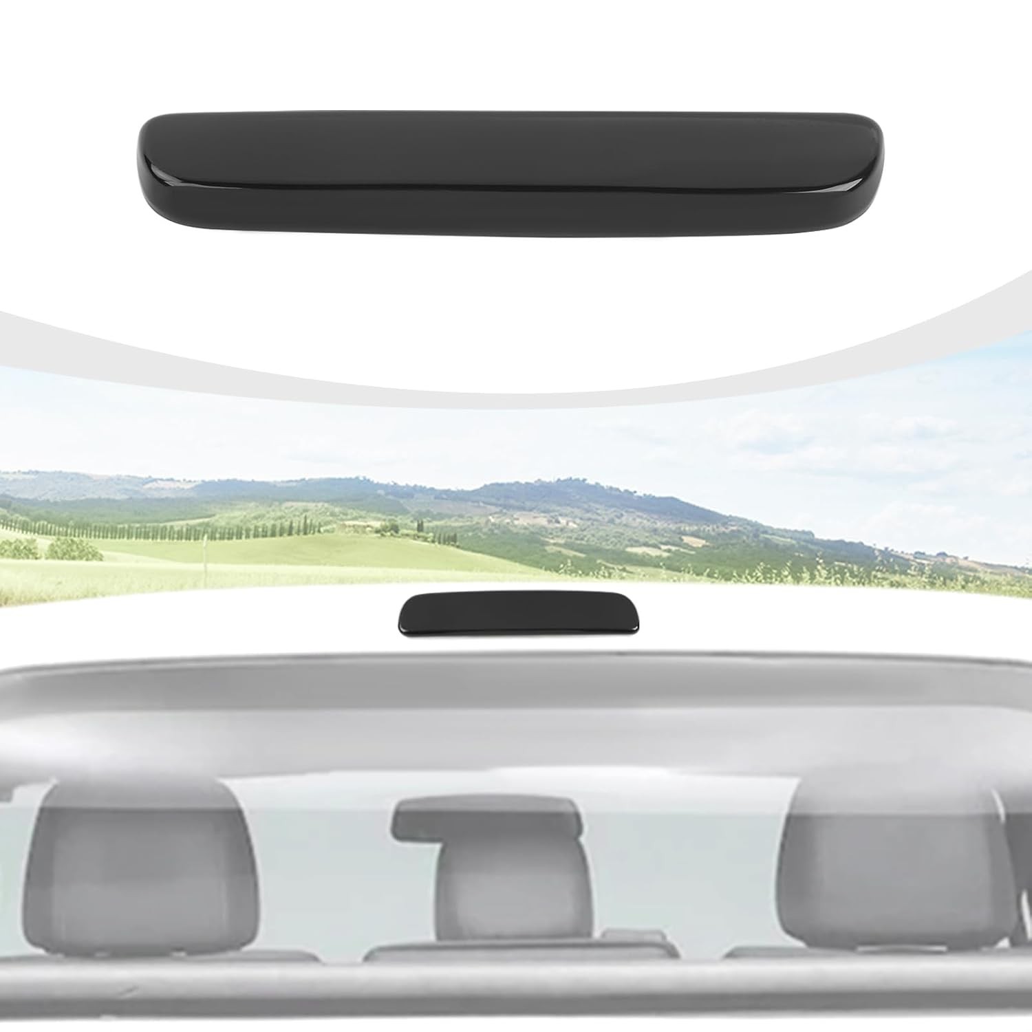 Acabamento Tampa Luz Freio Terceira Fumaça Ford F250/F350/F450/F550 2008-2016