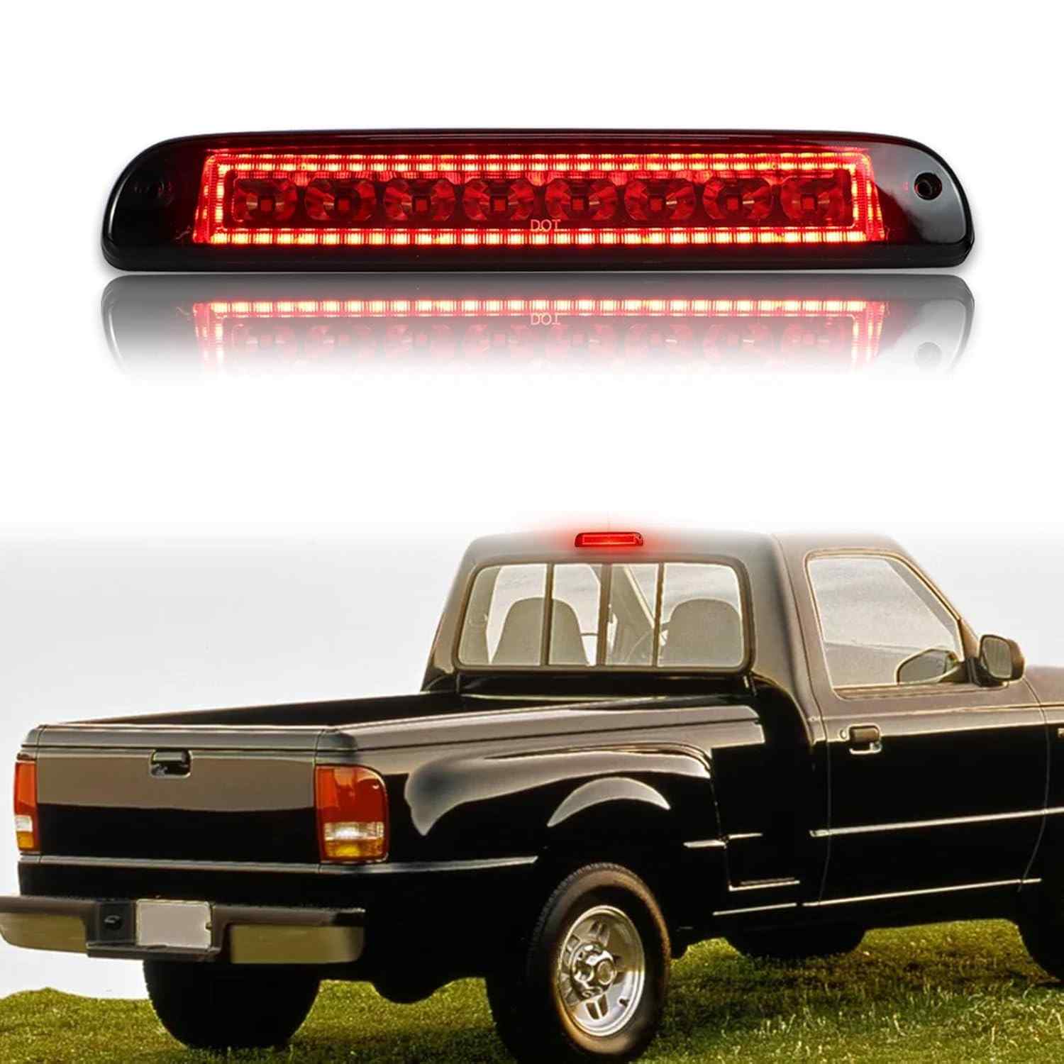 Luz de Freio LED Terceira Lente Fumê para Ford F250/F350/F450/F550 Super Duty e Ranger - Segurança e Estilo