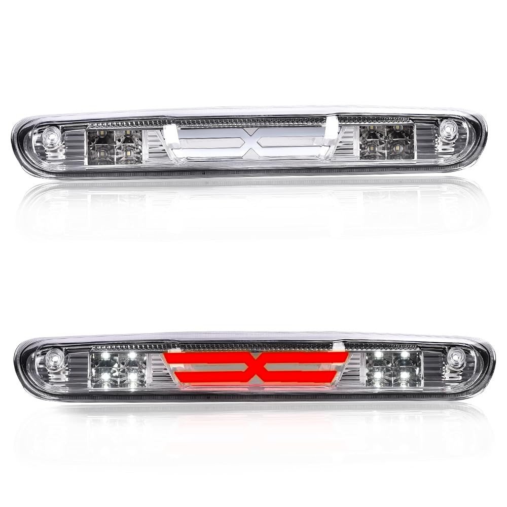 Terceira Luz de Freio LED G-PLUS para Chevy Silverado/GMC Sierra 07-14 - Brilho e Segurança Superior
