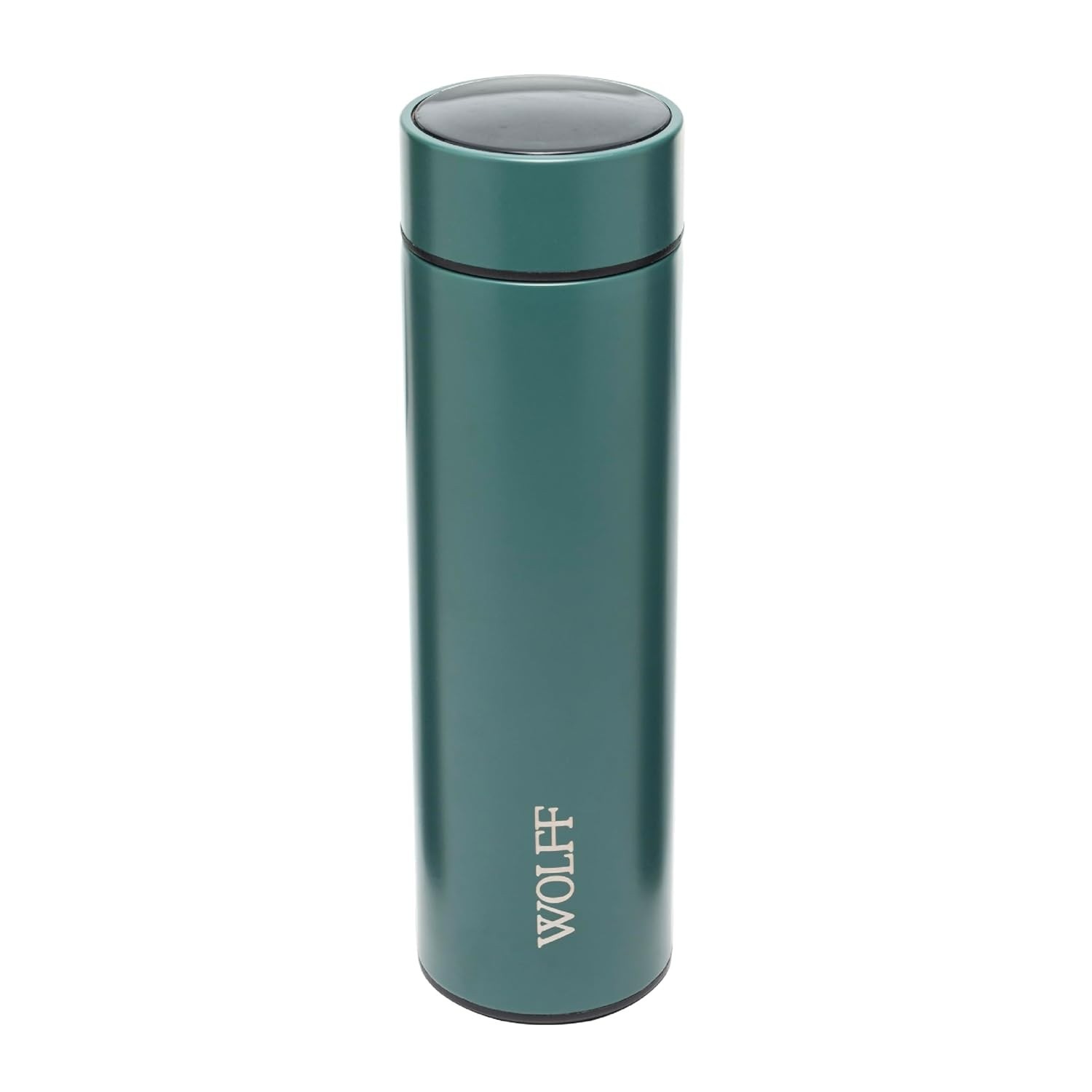 Garrafa Térmica com Termômetro LED 500ml - Aço Inox Wolff Verde