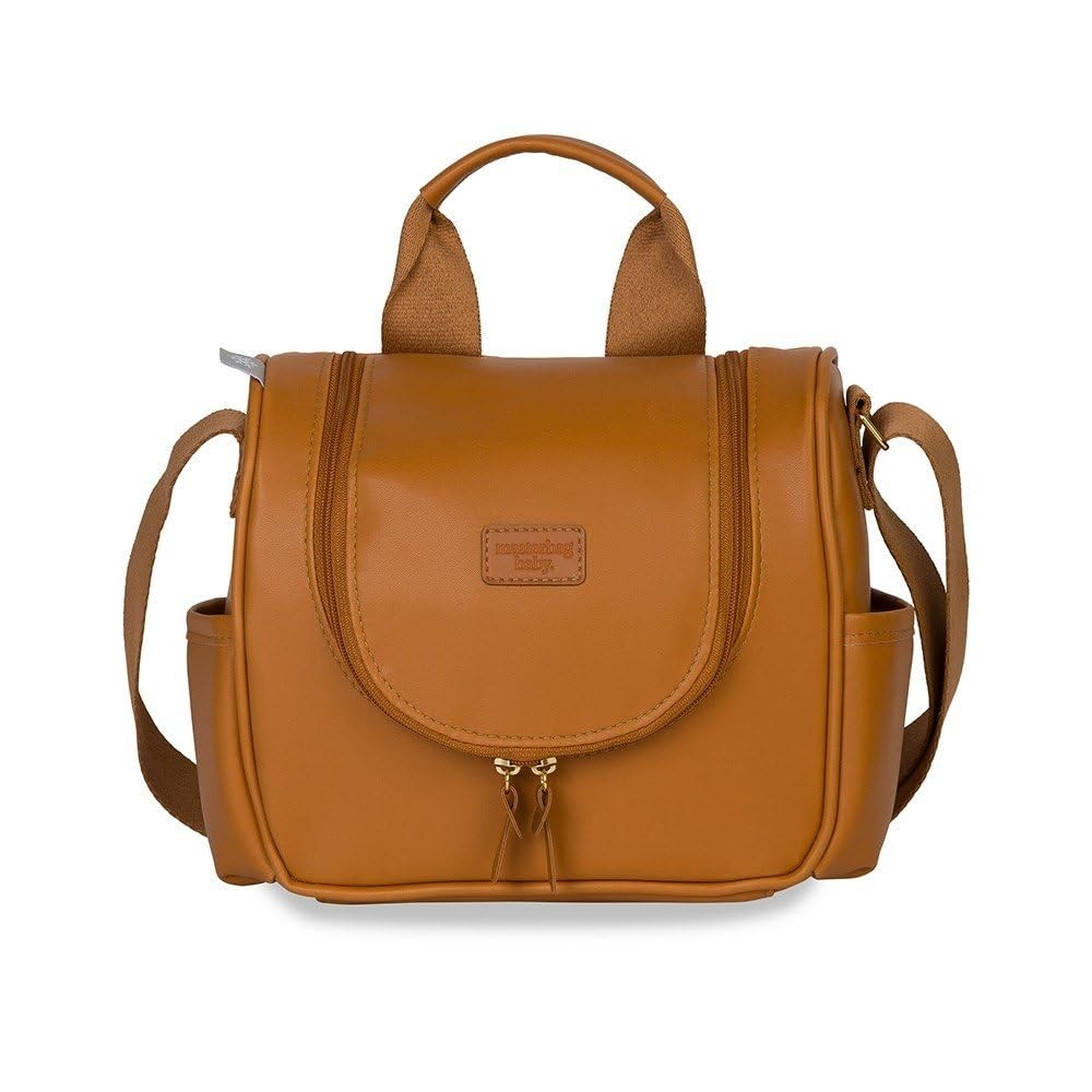 Frasqueira Térmica Emy Teddy Caramelo - Estilo e Conveniência para Mães Modernas