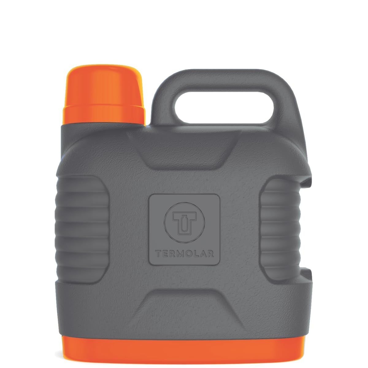 Garrafa Térmica 5L Supertermo Cinza - Isolamento Térmico Premium com Tampa Colorida