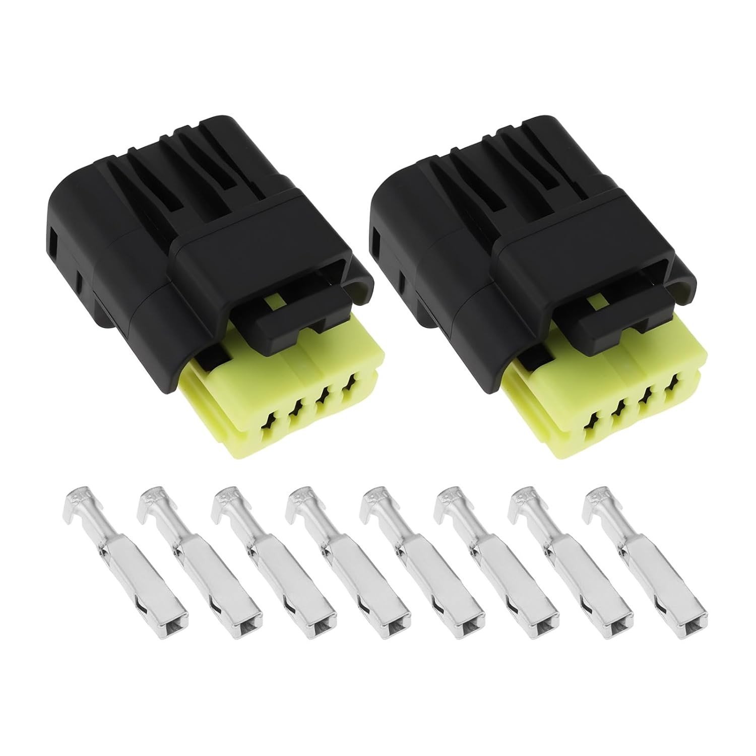 Conector Sensor Bomba Combustível 4 Pinos com Terminais 8201348602 - Compatível Renault, Citroen, Peugeot e MINI