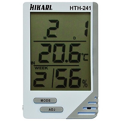 Termo-Higrômetro Digital HTH-241: Meça e Monitore!
