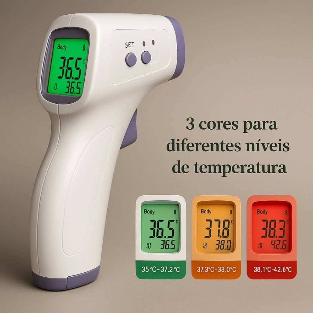 Termômetro Infravermelho: Febre Zero em 1 Segundo!