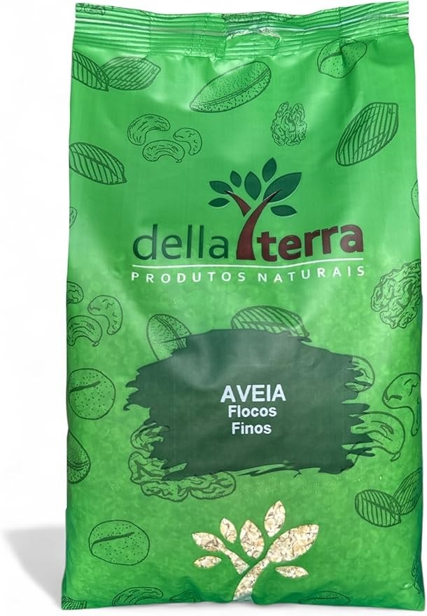 Aveia Em Flocos Finos 1Kg Della Terra