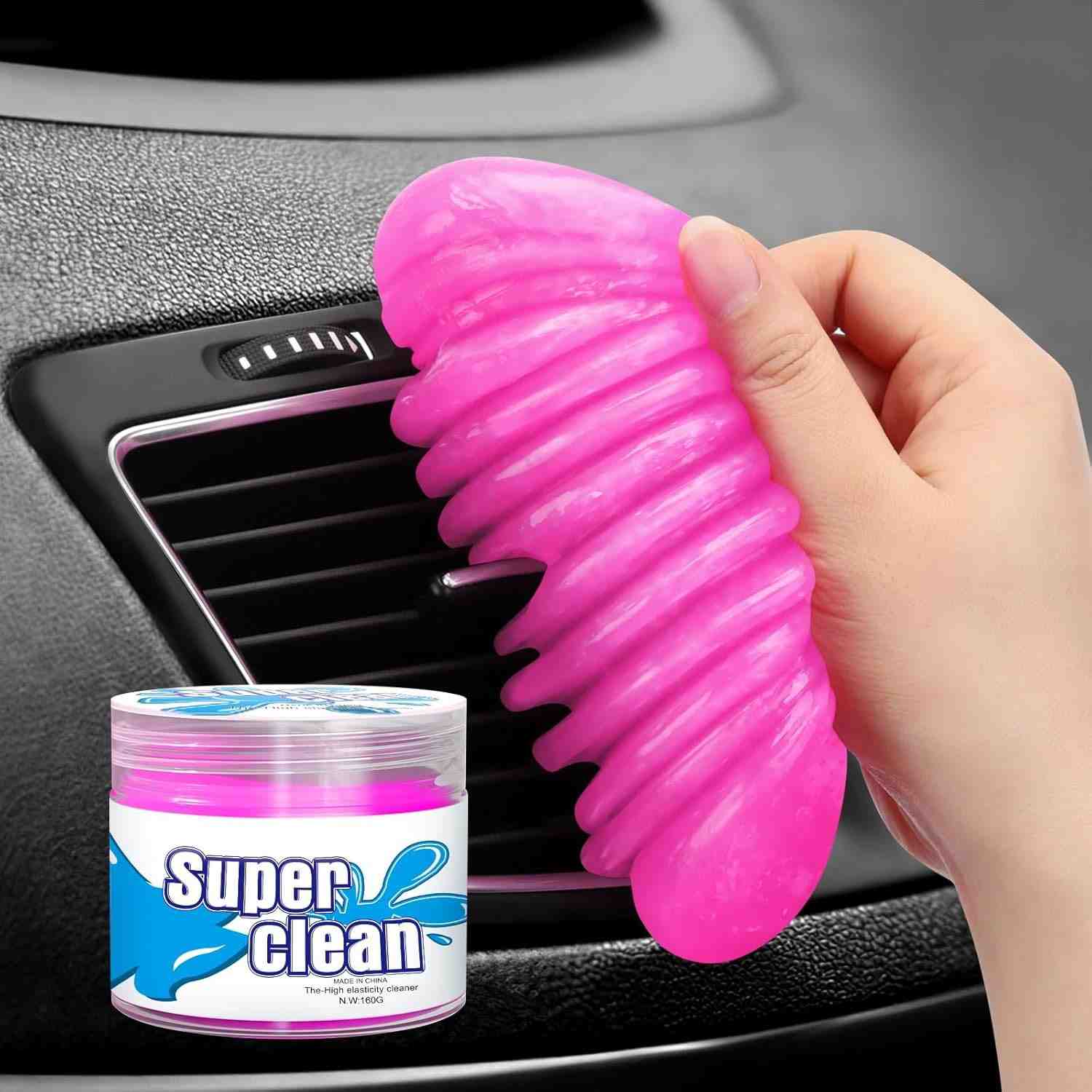 TeSabMi Gel de Limpeza Automotiva: Limpador de Interior e Detalhes de Carro - Acessórios Essenciais