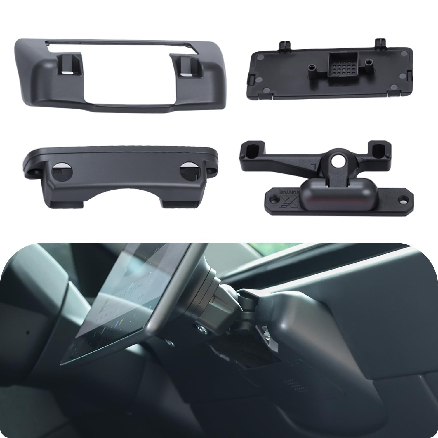Suporte Giratório de Tela Arcoche para Tesla Model Y: Visão Perfeita e Condução Segura
