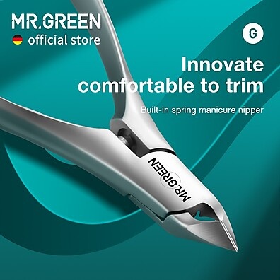 Tesoura Cutícula MR.GREEN: Corte Preciso e Sem Dor!