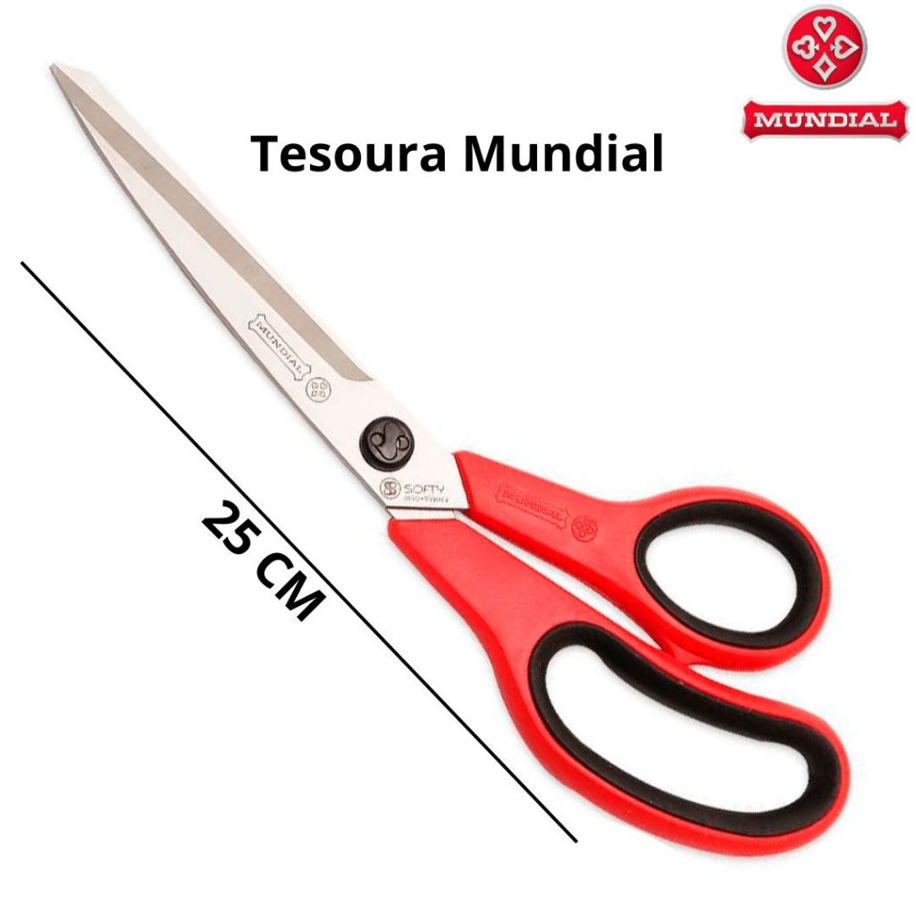 Tesoura Mundial Cushion SOFT: Corte Perfeito!