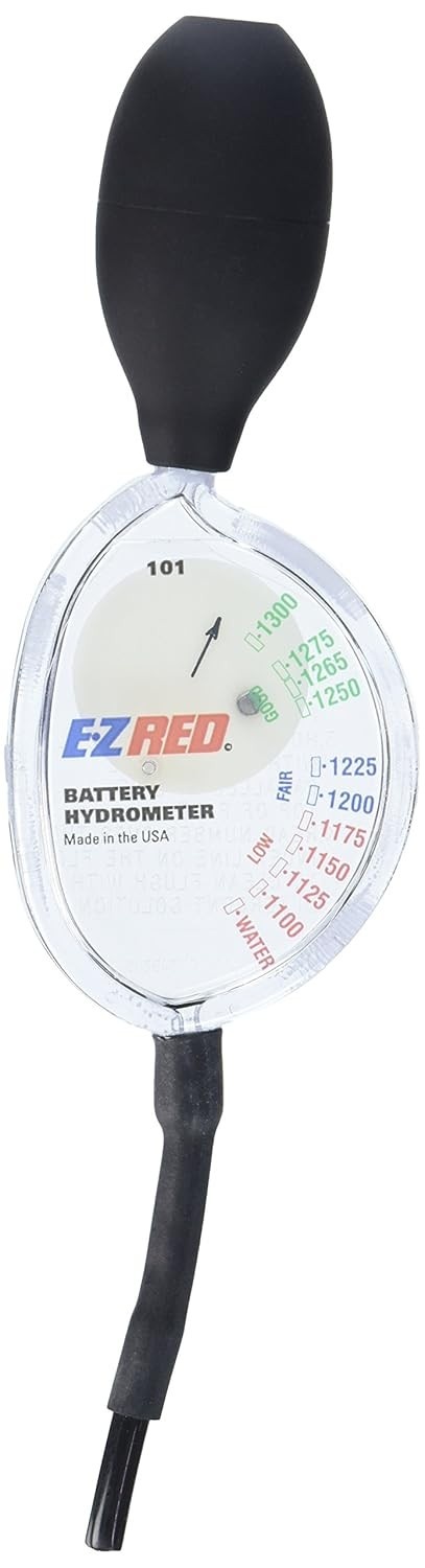 Hidrômetro EZRED SP101: Teste Rápido e Preciso da Carga da Bateria