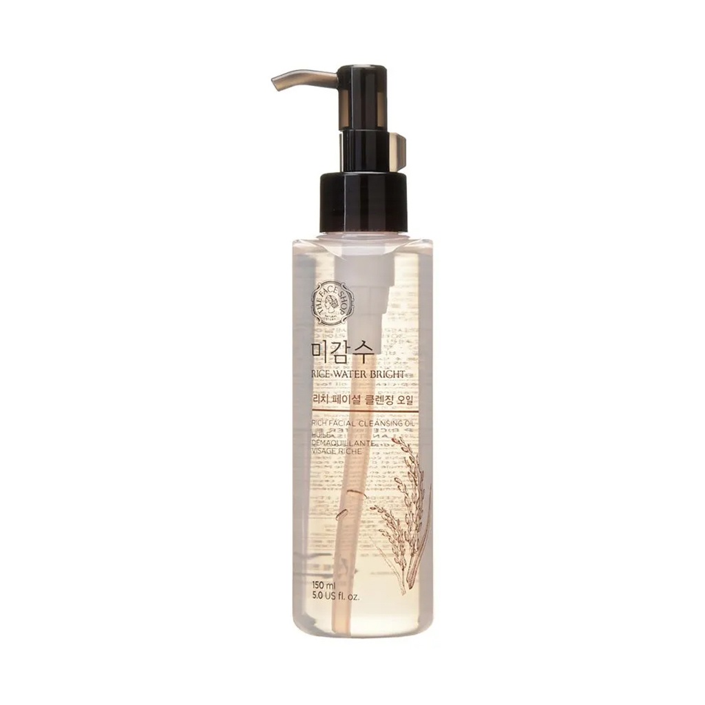 The Face Shop Rice Water Oil: Limpeza Facial Radiante