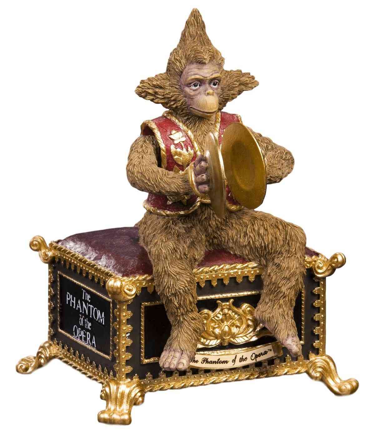 Estatueta Musical Macaco do Fantasma da Ópera - The San Francisco Music Box Company