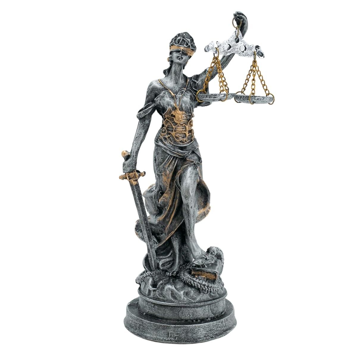Estátua da Deusa Themis - Símbolo da Justiça para Decoração Elegante
