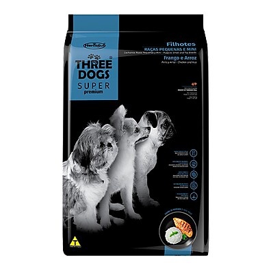 Three Dogs Super Filhotes: Nutrição Premium!